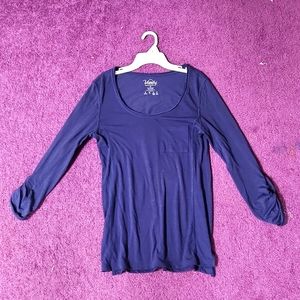 Vanity essentials 3/4 sleeve blouse